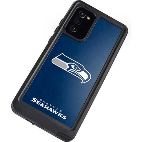 NFL Seattle Seahawks Distressed Galaxy Note20 5G Waterproof Case