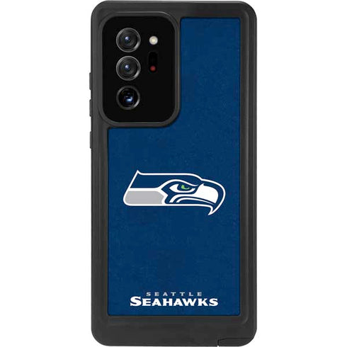 NFL Seattle Seahawks Distressed Galaxy Note20 Ultra 5G Waterproof Case