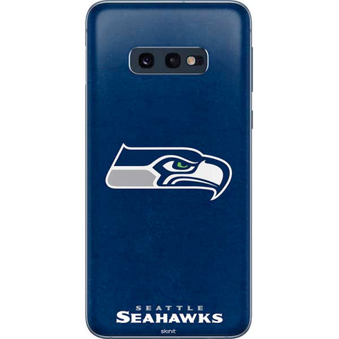NFL Seattle Seahawks Distressed Galaxy S10e Skin