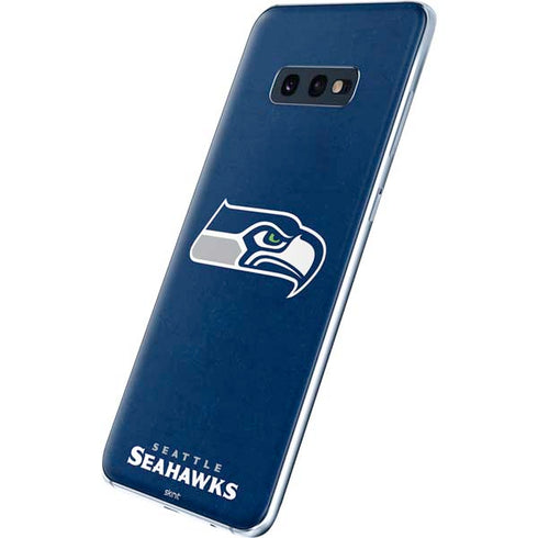 NFL Seattle Seahawks Distressed Galaxy S10e Skin