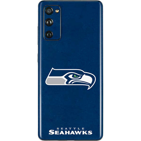 NFL Seattle Seahawks Distressed Galaxy S20 Fan Edition Skin