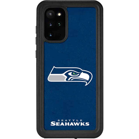 NFL Seattle Seahawks Distressed Galaxy S20 Plus Waterproof Case