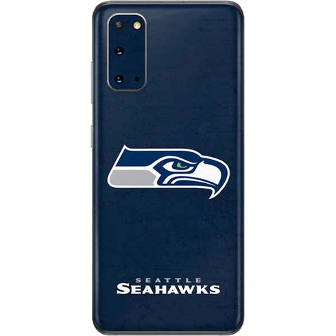 NFL Seattle Seahawks Distressed Galaxy S20 Skin