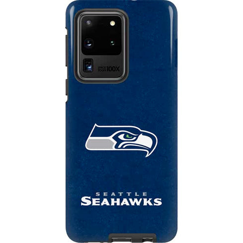 NFL Seattle Seahawks Distressed Galaxy S20 Ultra 5G Pro Case