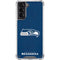 NFL Seattle Seahawks Distressed Galaxy S21 5G Clear Case