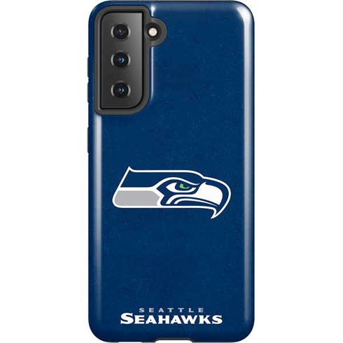 NFL Seattle Seahawks Distressed Galaxy S21 5G Pro Case