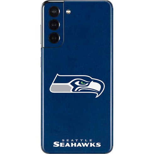 NFL Seattle Seahawks Distressed Galaxy S21 5G Skin