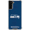 NFL Seattle Seahawks Distressed Galaxy S21 FE Clear Case