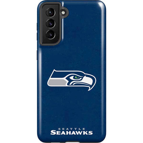 NFL Seattle Seahawks Distressed Galaxy S21 FE Pro Case