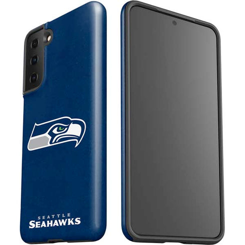 NFL Seattle Seahawks Distressed Galaxy S21 FE Pro Case