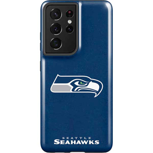 NFL Seattle Seahawks Distressed Galaxy S21 Ultra 5G Pro Case