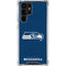 NFL Seattle Seahawks Distressed Galaxy S22 Ultra Clear Case