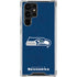 NFL Seattle Seahawks Distressed Galaxy S22 Ultra Clear Case