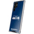 NFL Seattle Seahawks Distressed Galaxy S22 Ultra Clear Case