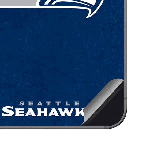 NFL Seattle Seahawks Distressed Galaxy S23 FE Skin