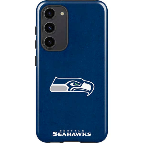 NFL Seattle Seahawks Distressed Galaxy S23 Plus Pro Case