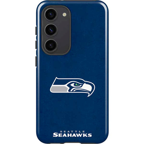 NFL Seattle Seahawks Distressed Galaxy S23 Pro Case
