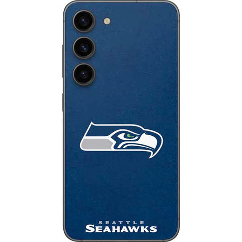 NFL Seattle Seahawks Distressed Galaxy S23 Skin