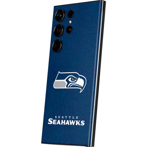 NFL Seattle Seahawks Distressed Galaxy S23 Ultra Skin
