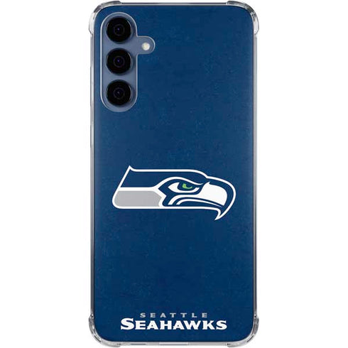 NFL Seattle Seahawks Distressed Galaxy S24 Clear Case