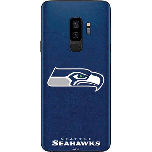 NFL Seattle Seahawks Distressed Galaxy S9 Plus Skin