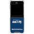 NFL Seattle Seahawks Distressed Galaxy Z Flip5 5G Clear Case
