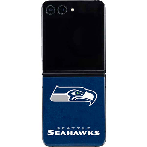 NFL Seattle Seahawks Distressed Galaxy Z Flip5 5G Skin