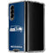NFL Seattle Seahawks Distressed Galaxy Z Fold4 5G Clear Case