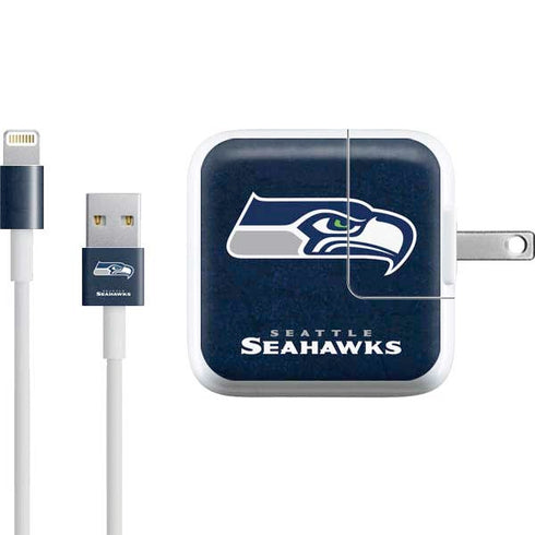 NFL Seattle Seahawks Distressed iPad Charger (10W USB) Skin