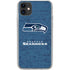 NFL Seattle Seahawks Distressed iPhone 11 Clear Case