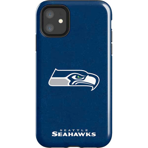NFL Seattle Seahawks Distressed iPhone 11 Impact Case