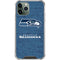 NFL Seattle Seahawks Distressed iPhone 11 Pro Max Clear Case