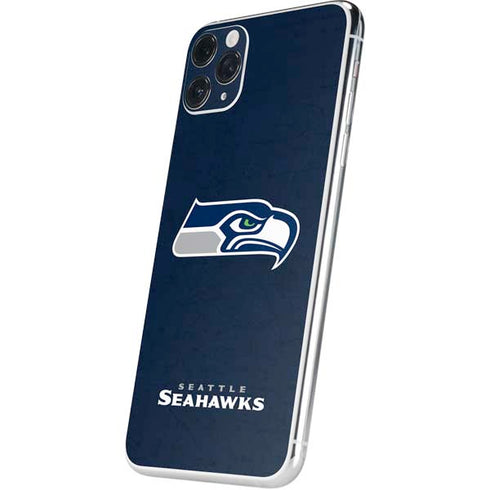 NFL Seattle Seahawks Distressed iPhone 11 Pro Max Skin