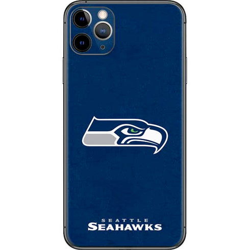 NFL Seattle Seahawks Distressed iPhone 11 Pro Max Skin
