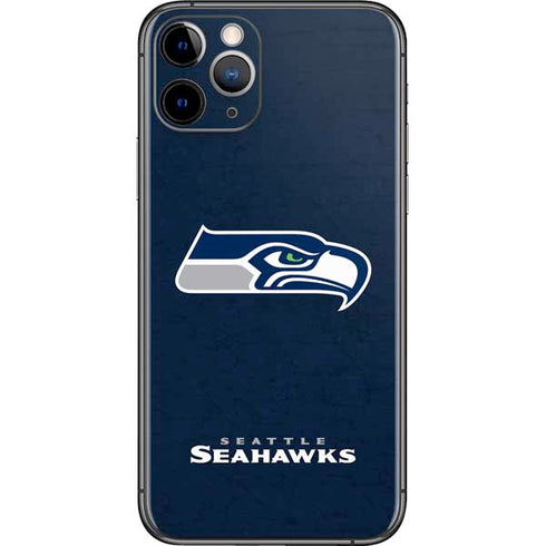 NFL Seattle Seahawks Distressed iPhone 11 Pro Skin