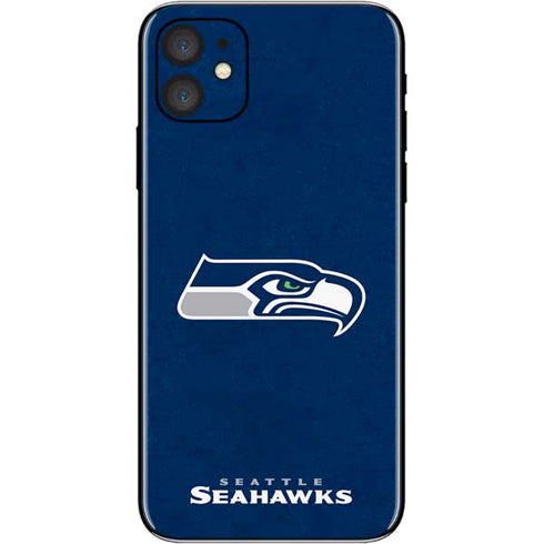 NFL Seattle Seahawks Distressed iPhone 11 Skin
