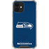 NFL Seattle Seahawks Distressed iPhone 12 Clear Case