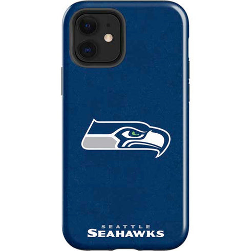 NFL Seattle Seahawks Distressed iPhone 12 Impact Case