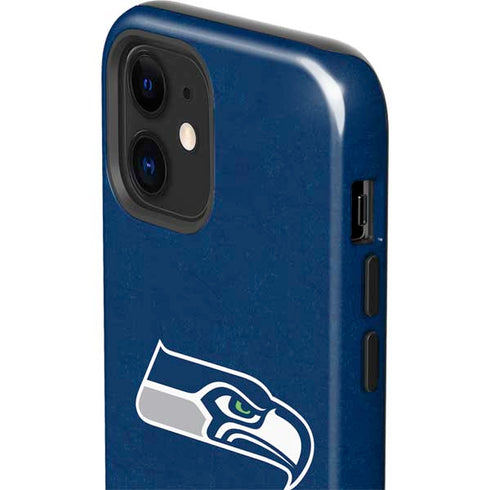 NFL Seattle Seahawks Distressed iPhone 12 Impact Case