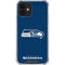 NFL Seattle Seahawks Distressed iPhone 12 Mini Clear Case