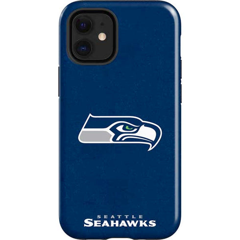NFL Seattle Seahawks Distressed iPhone 12 Mini Impact Case