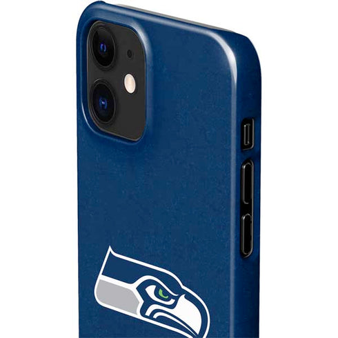 NFL Seattle Seahawks Distressed iPhone 12 Mini Lite Case