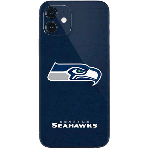 NFL Seattle Seahawks Distressed iPhone 12 Mini Skin
