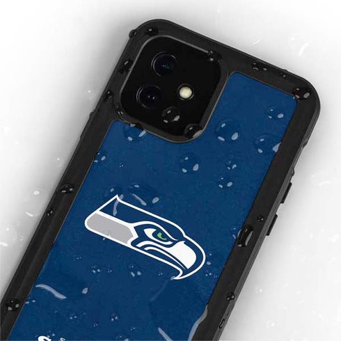 NFL Seattle Seahawks Distressed iPhone 12 Mini Waterproof Case