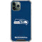 NFL Seattle Seahawks Distressed iPhone 12 Pro Clear Case