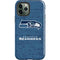 NFL Seattle Seahawks Distressed iPhone 12 Pro Max Impact Case