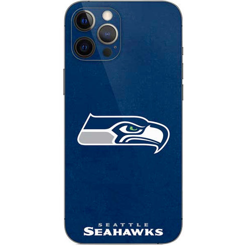NFL Seattle Seahawks Distressed iPhone 12 Pro Max Skin