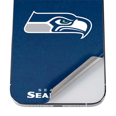 NFL Seattle Seahawks Distressed iPhone 12 Pro Max Skin