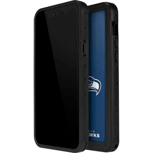 NFL Seattle Seahawks Distressed iPhone 12 Pro Max Waterproof Case