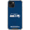NFL Seattle Seahawks Distressed iPhone 13 Mini Clear Case